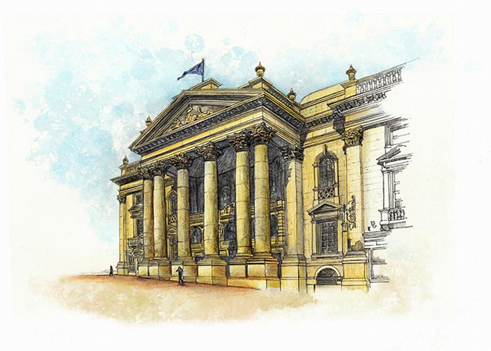 Theatre Royal, Newcastle Upon Tyne Painting