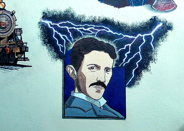 Nikola Tesla Mural