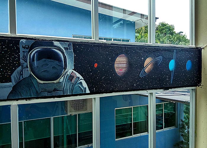 Space Exploration Mural